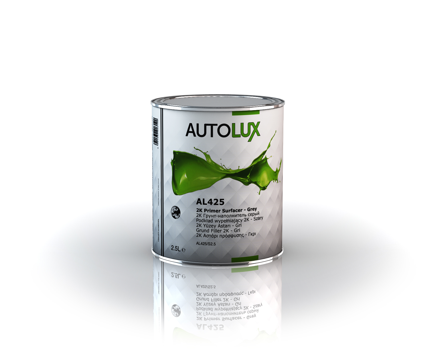 AL421/ AL425/ AL427 2K Ґрунт-шпаклівка  білий/ сірий/ темно-сірий